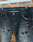 NUMBER (N)INE GRUNGE DENIM ‘BLACK’
