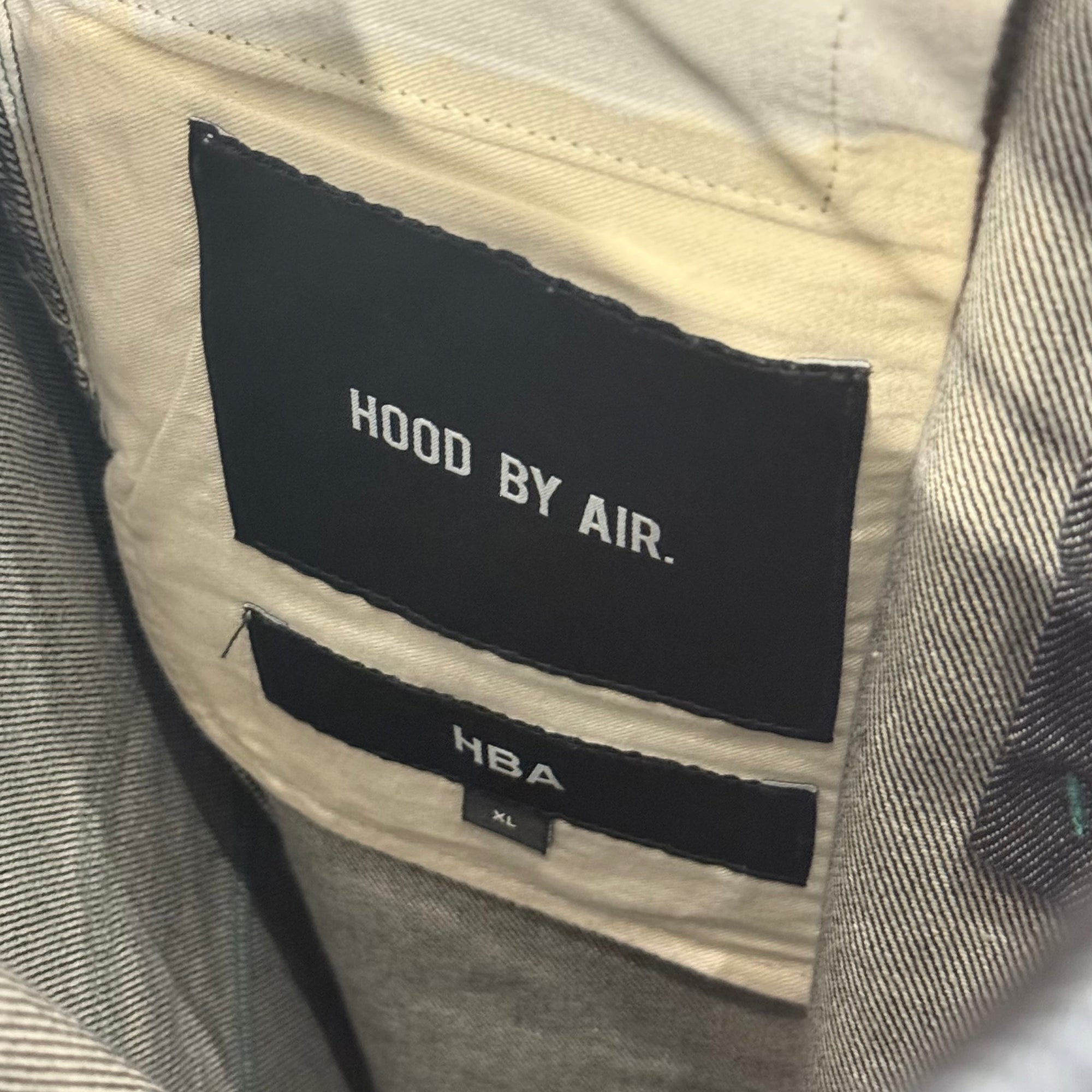 HOOD BY AIR MATRIX STACKED JEANS ‘INDIGO’