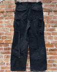 NO MAINTENANCE CARGO PANTS ‘WASHED BLACK’