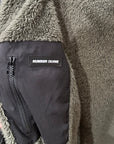 NUMBER (N)INE REVERSIBLE DENALI FLEECE ZIP UP ‘BLACK/MUD’