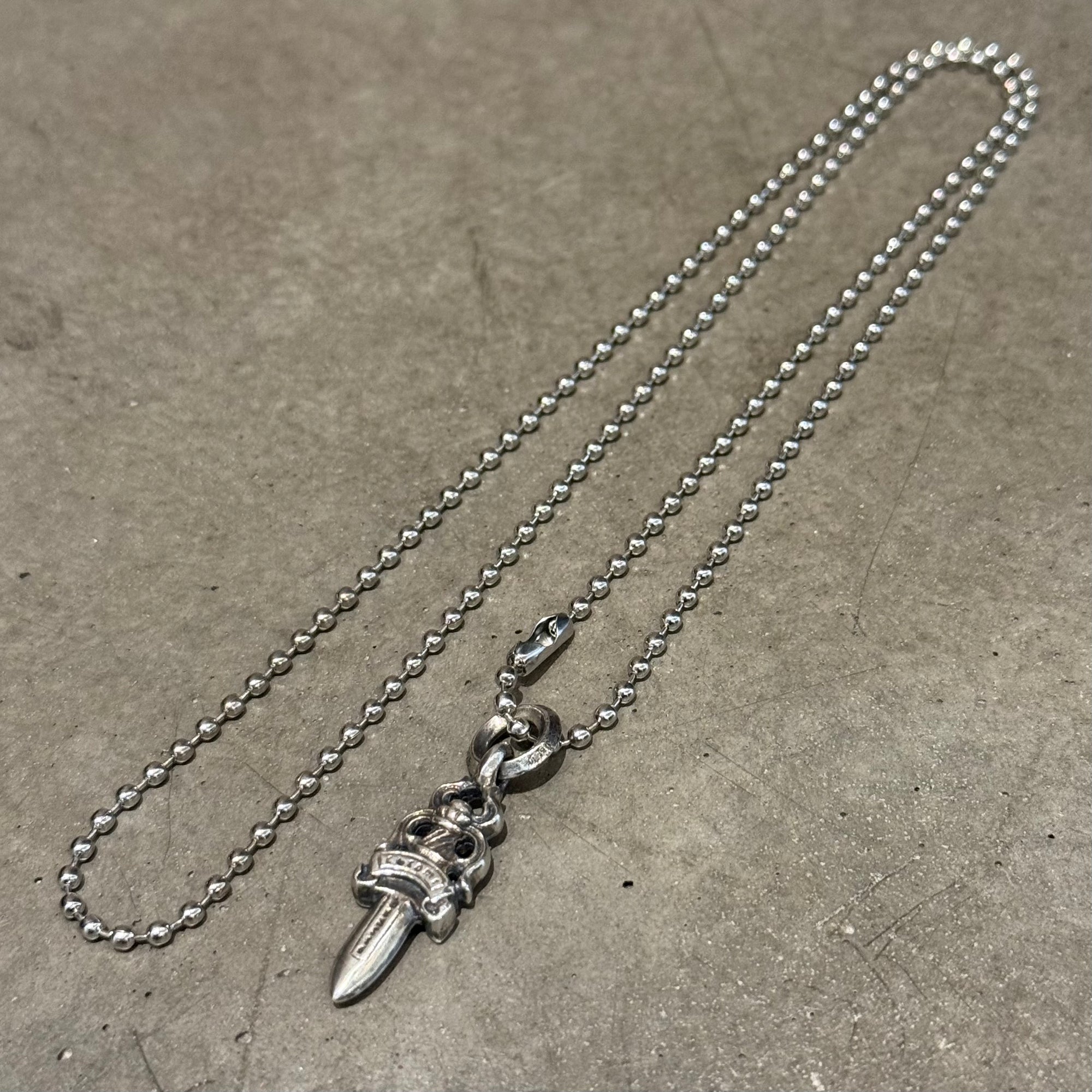 CHROME HEARTS NO.5 DAGGER NECKLACE ‘SILVER’