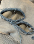BALENCIAGA FW25 DISTRESSED 3B SPORTS ICON HOODIE ‘BLUE’