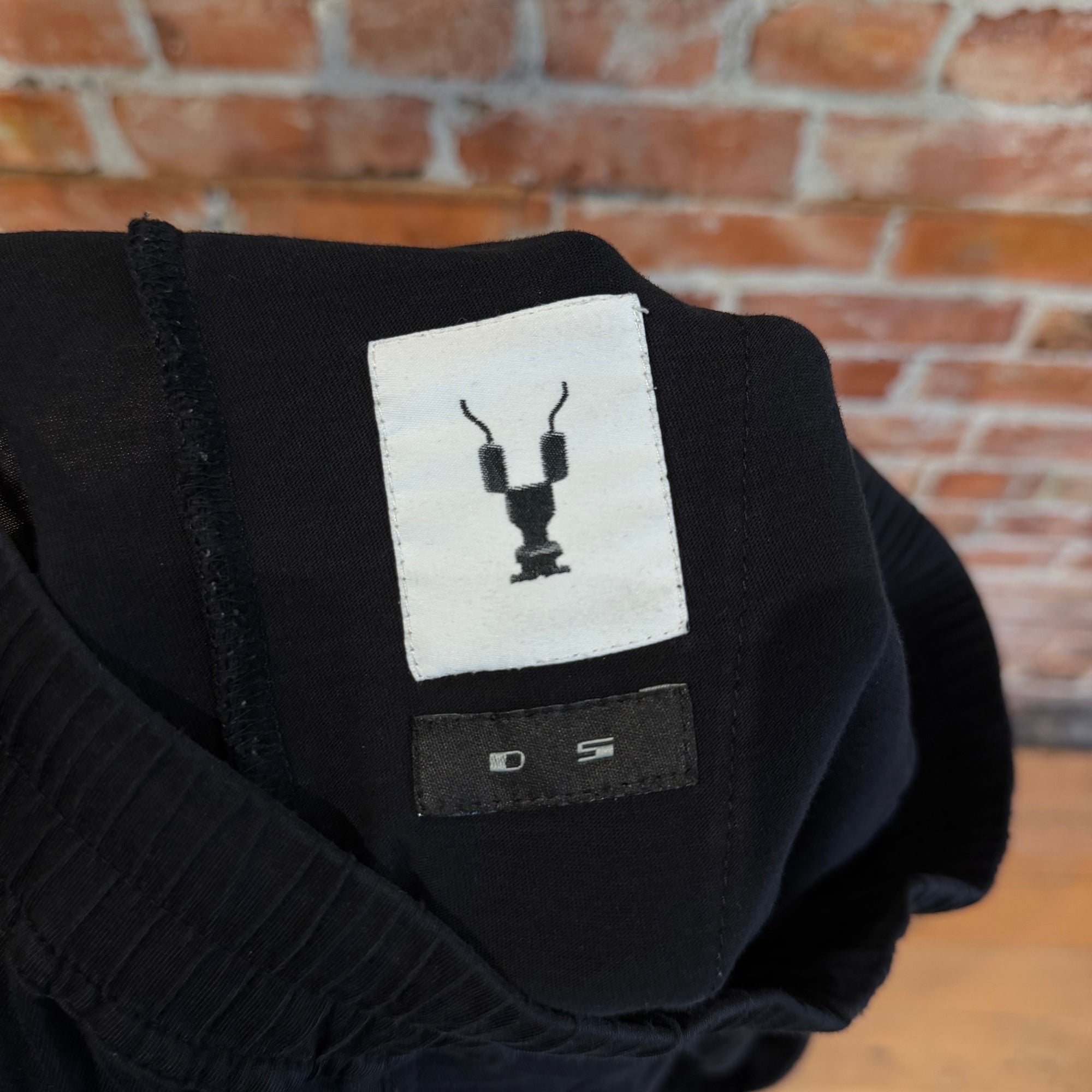 RICK OWENS DRKSDHW DROP CROTCH SWEATPANTS ‘BLACK’