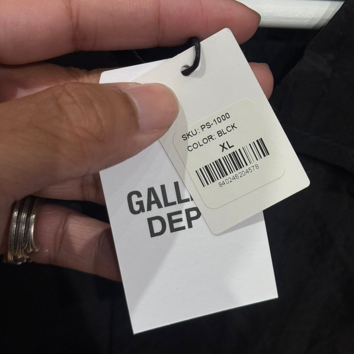 GALLERY DEPT. PLAYGROUND SHIRT ‘BLACK’