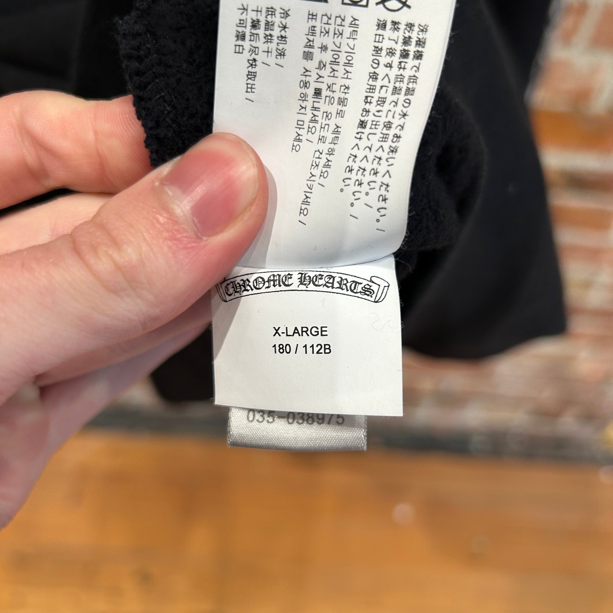 CHROME HEARTS SLO RIDE CREWNECK ‘BLACK’