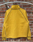 AIMÉ LEON DORE x DRAKE’S FW21 CASENTINO WOOL HALF ZIP ‘YELLOW’