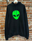 BALENCIAGA FW20 ALIEN SPORT OVERSIZED HOODIE ‘BLACK’