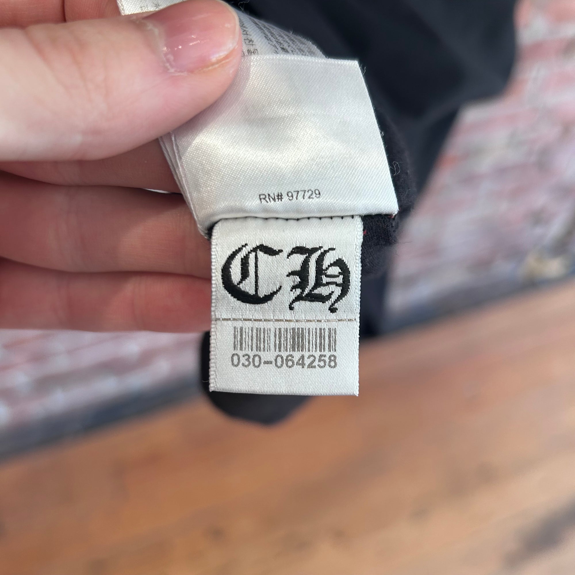 CHROME HEARTS HONOLULU EXCLUSIVE POCKET TEE ‘BLACK’