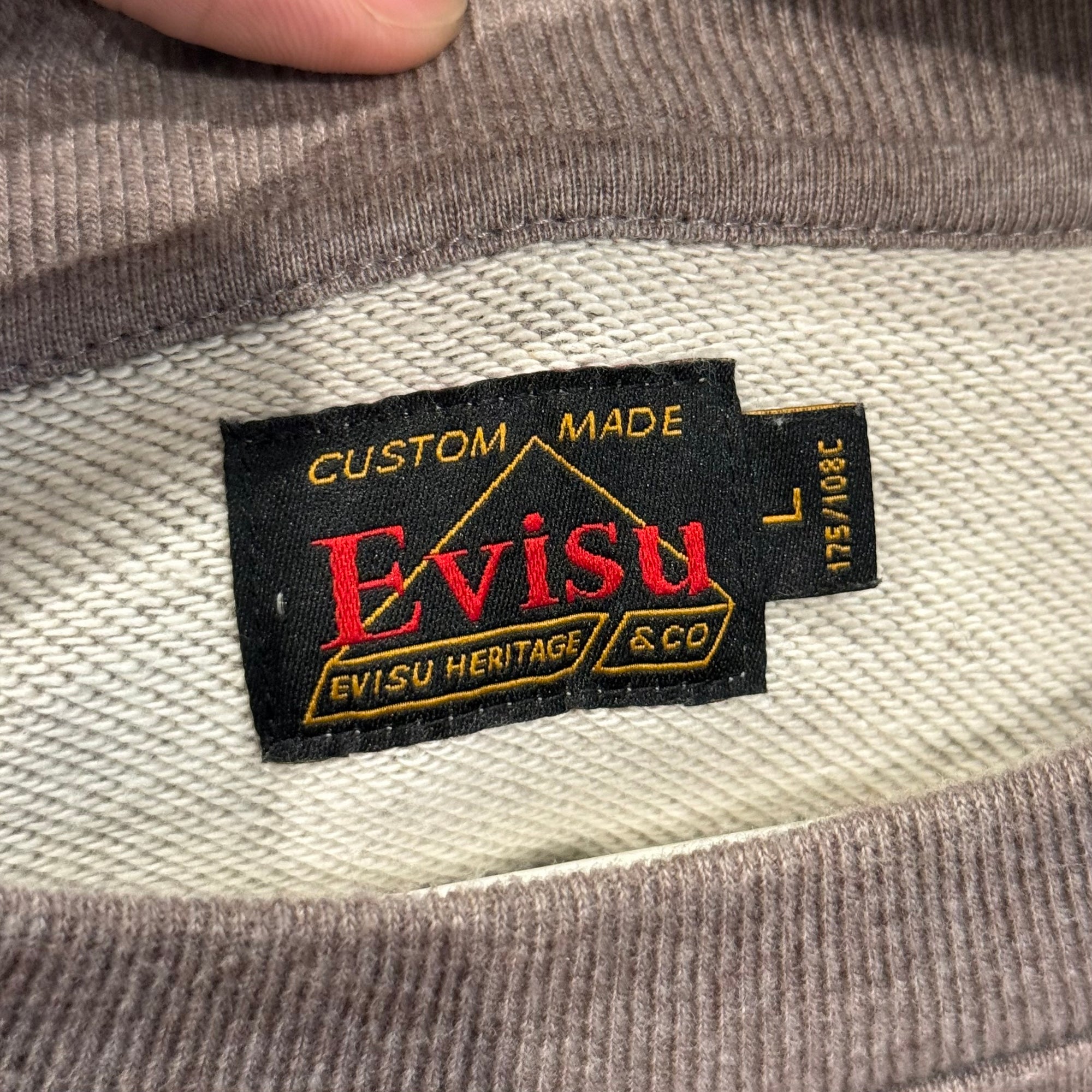 EVISU OSAKA JAPAN CREWNECK 'GREY'