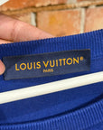 LOUIS VUITTON SS23 INTARSIA CREWNECK KNIT TEE ‘BLUE’