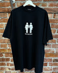 BALENCIAGA FW22 PRIDE OVERSIZED TEE ‘BLACK’