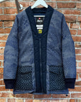 FDMTL x ZANTER JAPAN HAORI SASHIKO DOWN JACKET ‘NAVY’