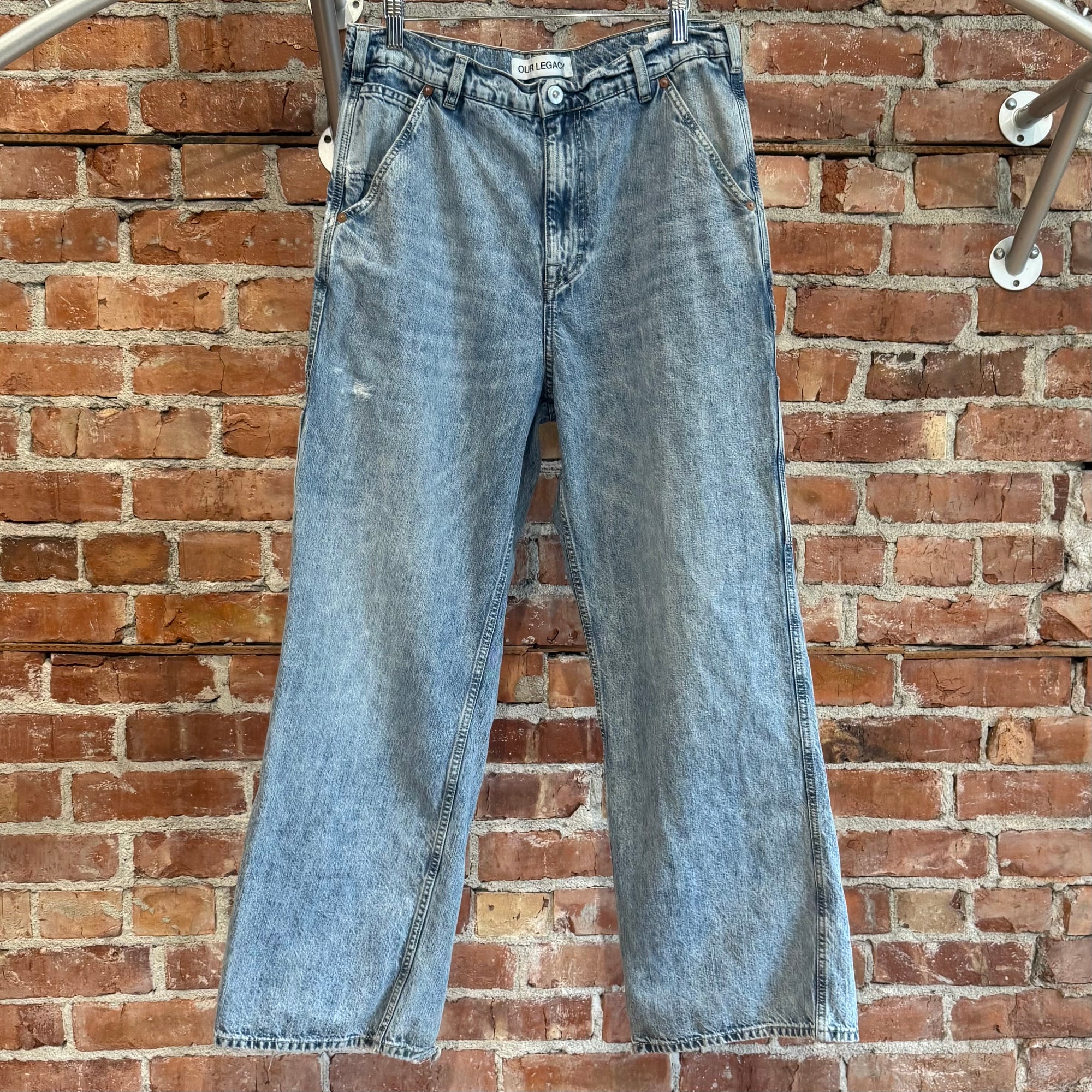 OUR LEGACY WIDE LEG JOINER DENIM ‘LIGHT WASH’