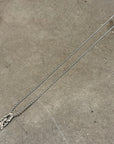 CHROME HEARTS DAGGER ZIPPER NECKLACE ‘SILVER’