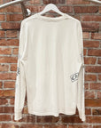 CHROME HEARTS VINTAGE T-BAR MULTILOGO LONGSLEEVE ‘WHITE’