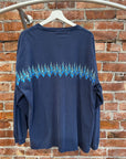 VINTAGE BLUE FLAME TEE ‘BLUE’