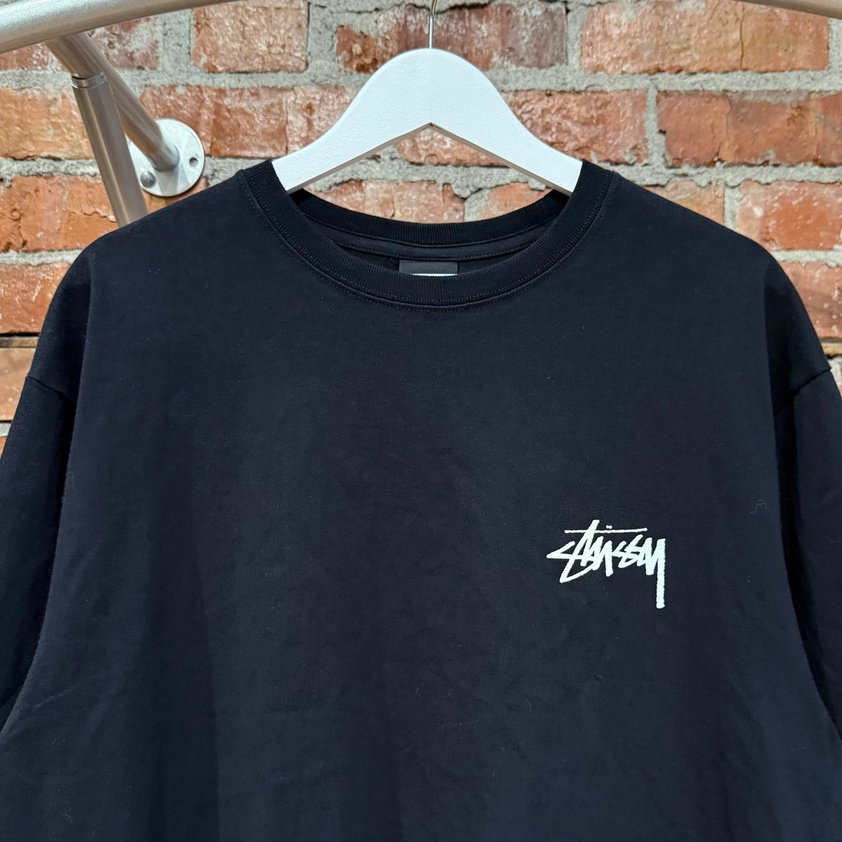 STUSSY DICE LOGO TEE ‘BLACK’