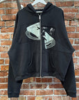ENFANTS RICHES DEPRIMES SS25 HOLY BIBLE ASSEMBLAGE ZIP HOODIE 'BLACK'