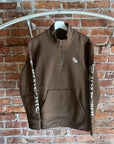 CHROME HEARTS SLO RIDE QUARTER ZIP ‘BROWN’