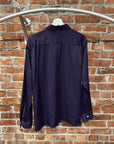 NEEDLES RAYON BUTTON UP SHIRT ‘PURPLE’