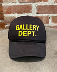 GALLERY DEPT. LOGO PRINT TRUCK CAP ‘BLACK’