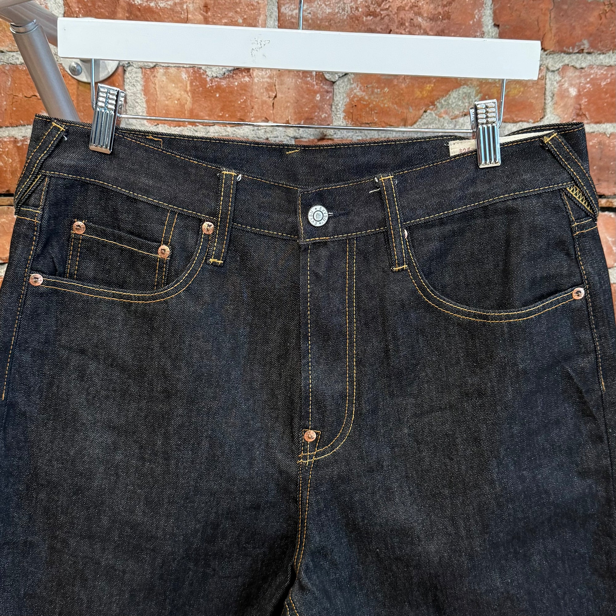 EVISU DAICOCK DENIM SHORTS ‘INDIGO’