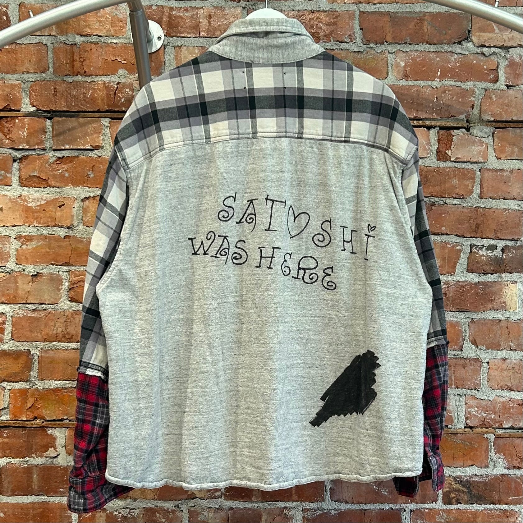 SATOSHI NAKAMOTO SS26 NESSA PATCHWORK FLANNEL ‘MULTI’