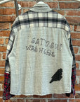 SATOSHI NAKAMOTO SS26 NESSA PATCHWORK FLANNEL ‘MULTI’