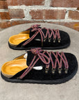 FUGAZI TIBET SUEDE MULES ‘BLACK’