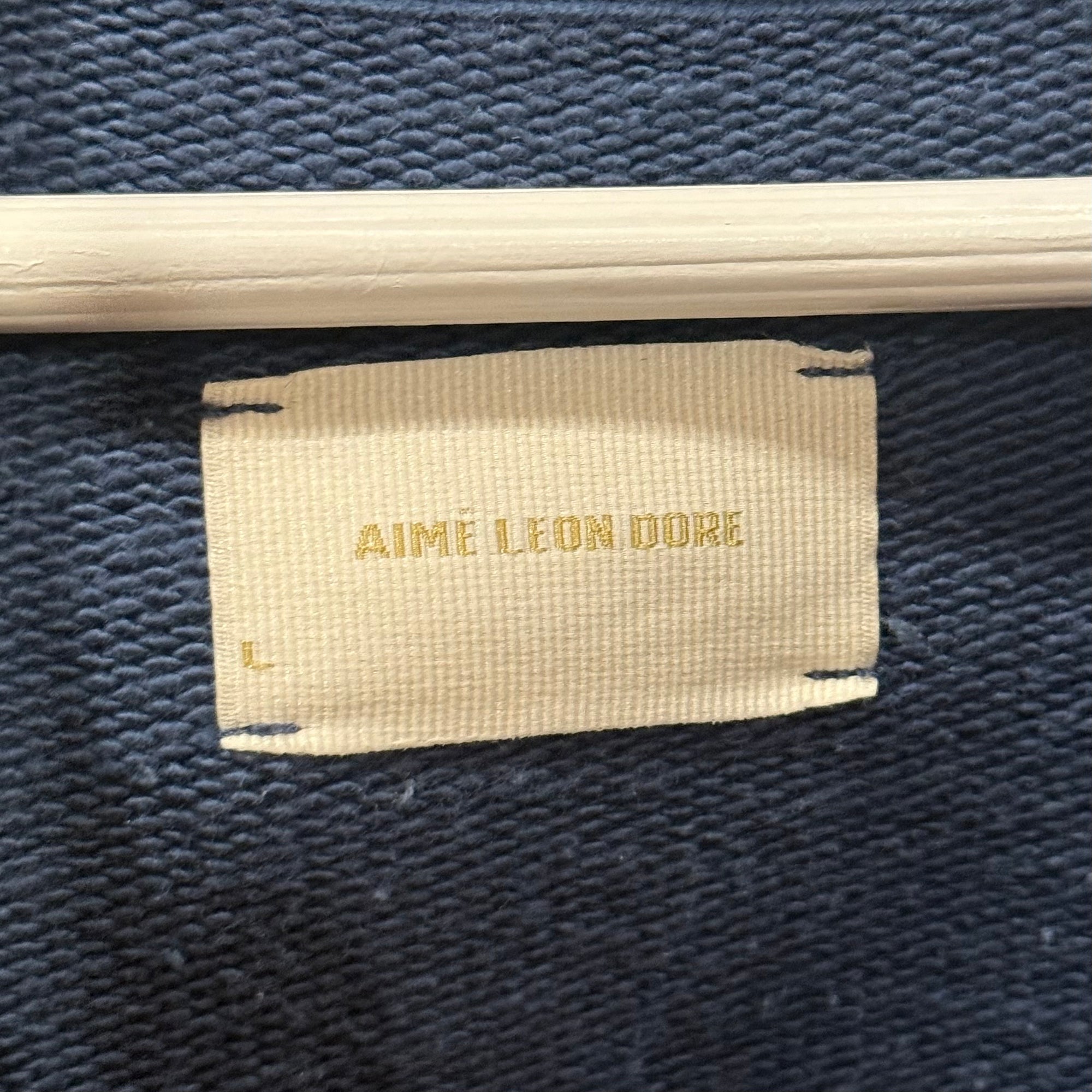 AIMÉ LEON DORE BOUQUET QUARTER-ZIP SWEATSHIRT ‘BLUE’