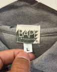 BAPE BAPESTA STAR AOP POLO ‘GREEN/GREY’