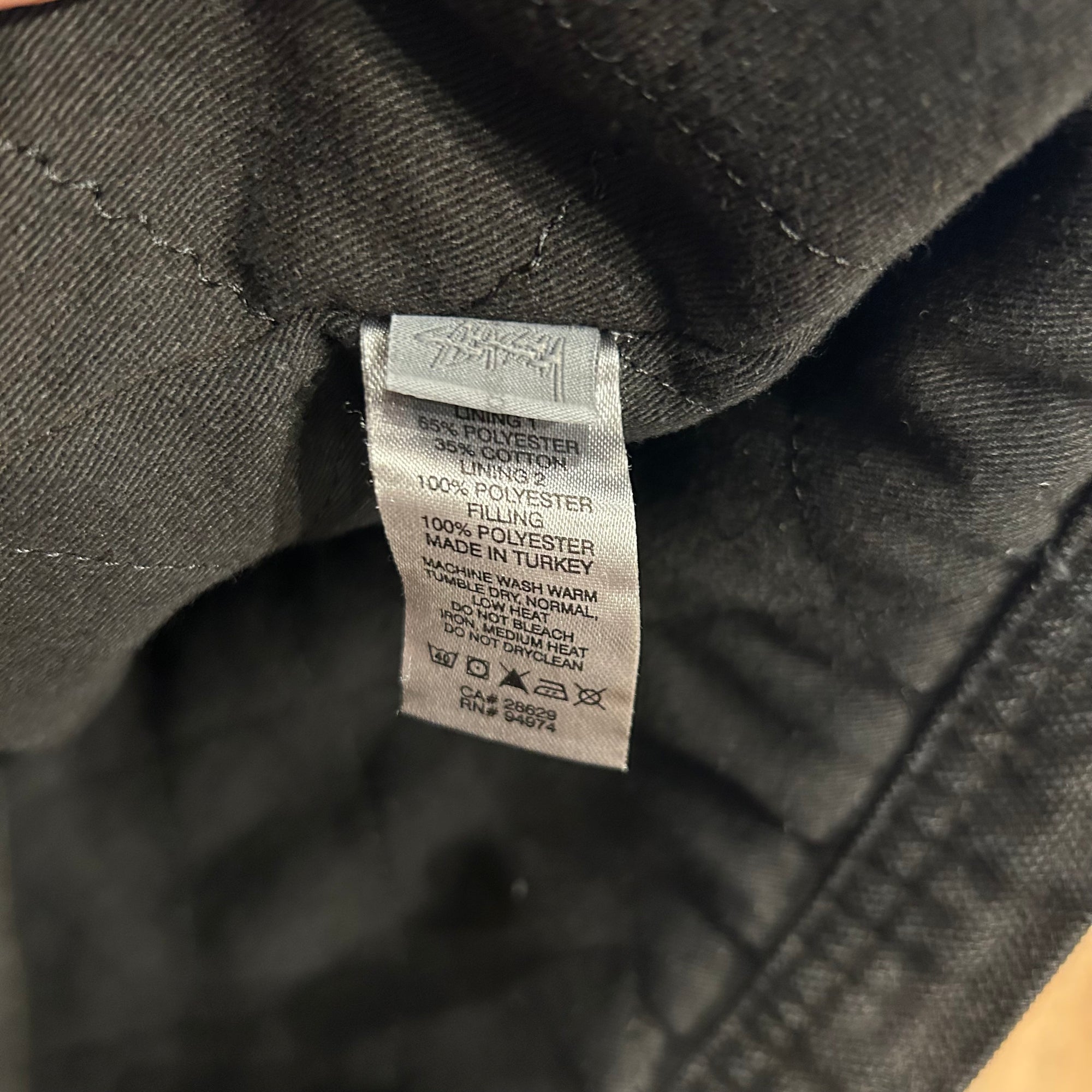 STUSSY WORKWEAR MULTI POCKET JACKET ‘WASHED BLACK’