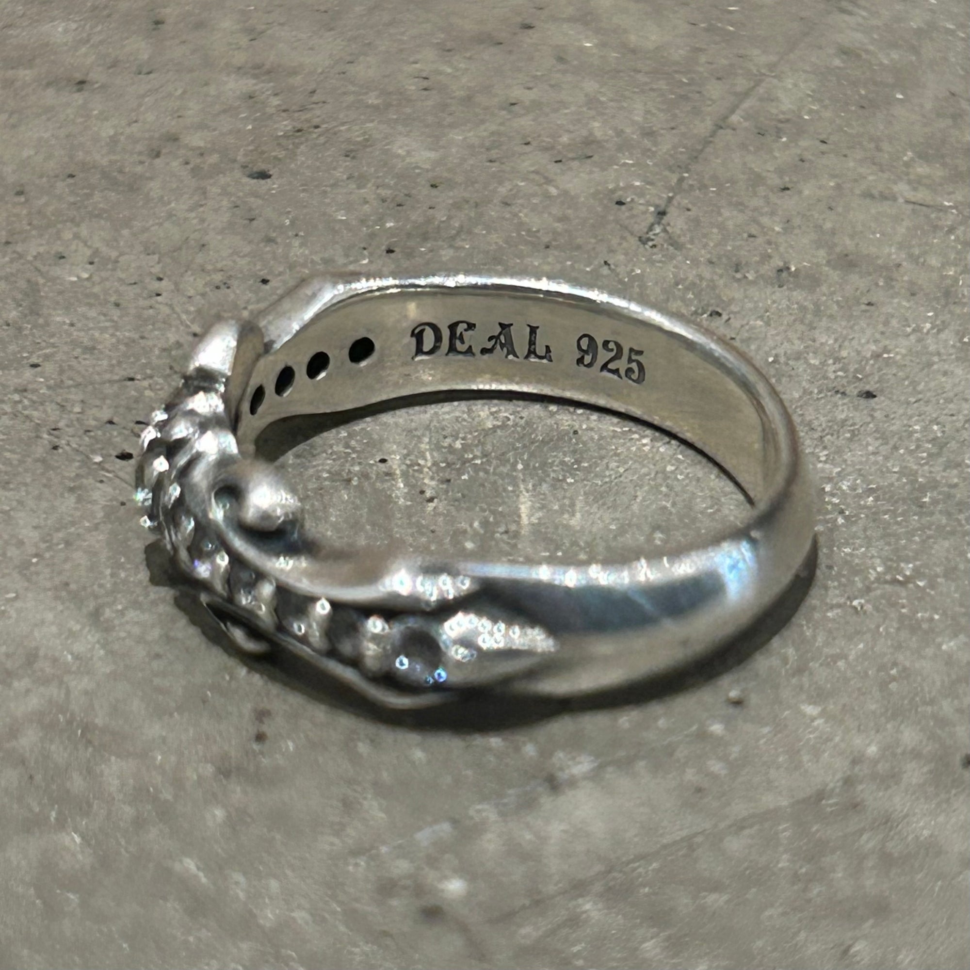 DEAL DESIGN FLASH ROD RING 'SILVER'