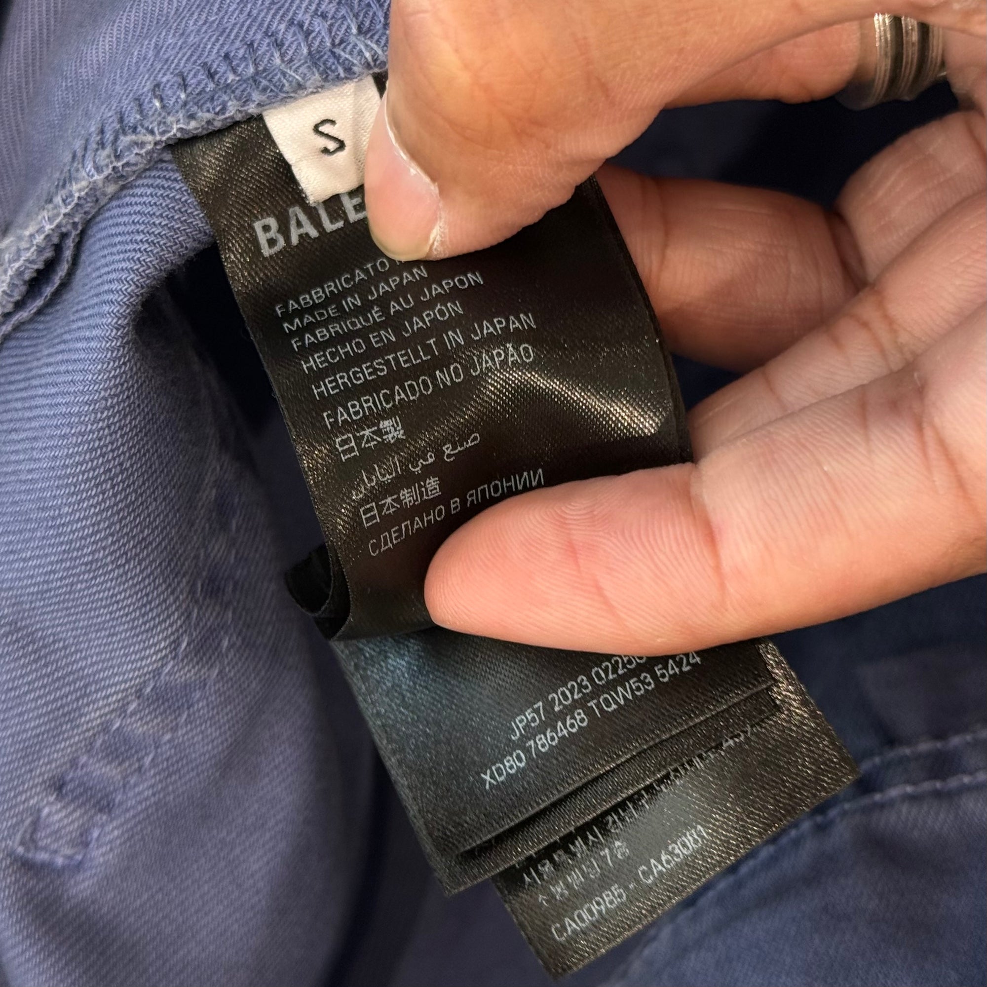 BALENCIAGA SS23 LOOSE FIT WORKWEAR DENIM ‘FRENCH BLUE’