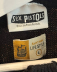 SAINT MICHAEL X SEX PISTOLS GRUNGE KNIT SWEATER ‘BLACK’