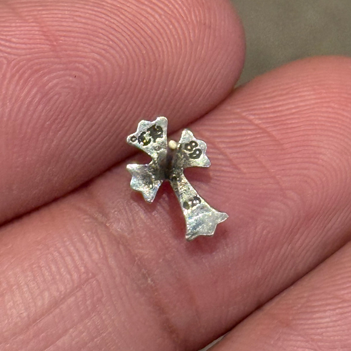 CHROME HEARTS CROSS STUD EARRING SET ‘SILVER’