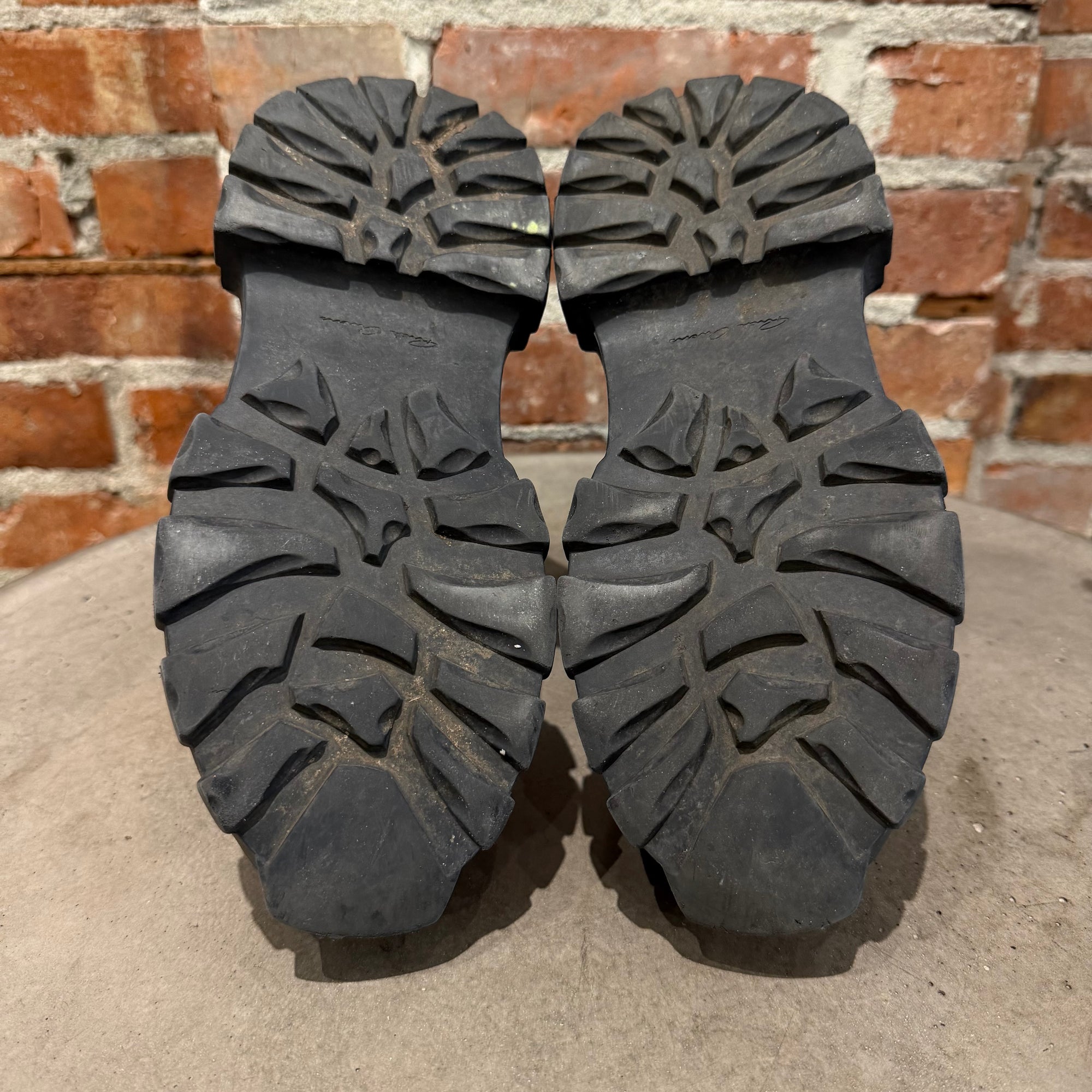 RICK OWENS BEATLE BOZO TRACTOR BOOTS ‘BLACK’