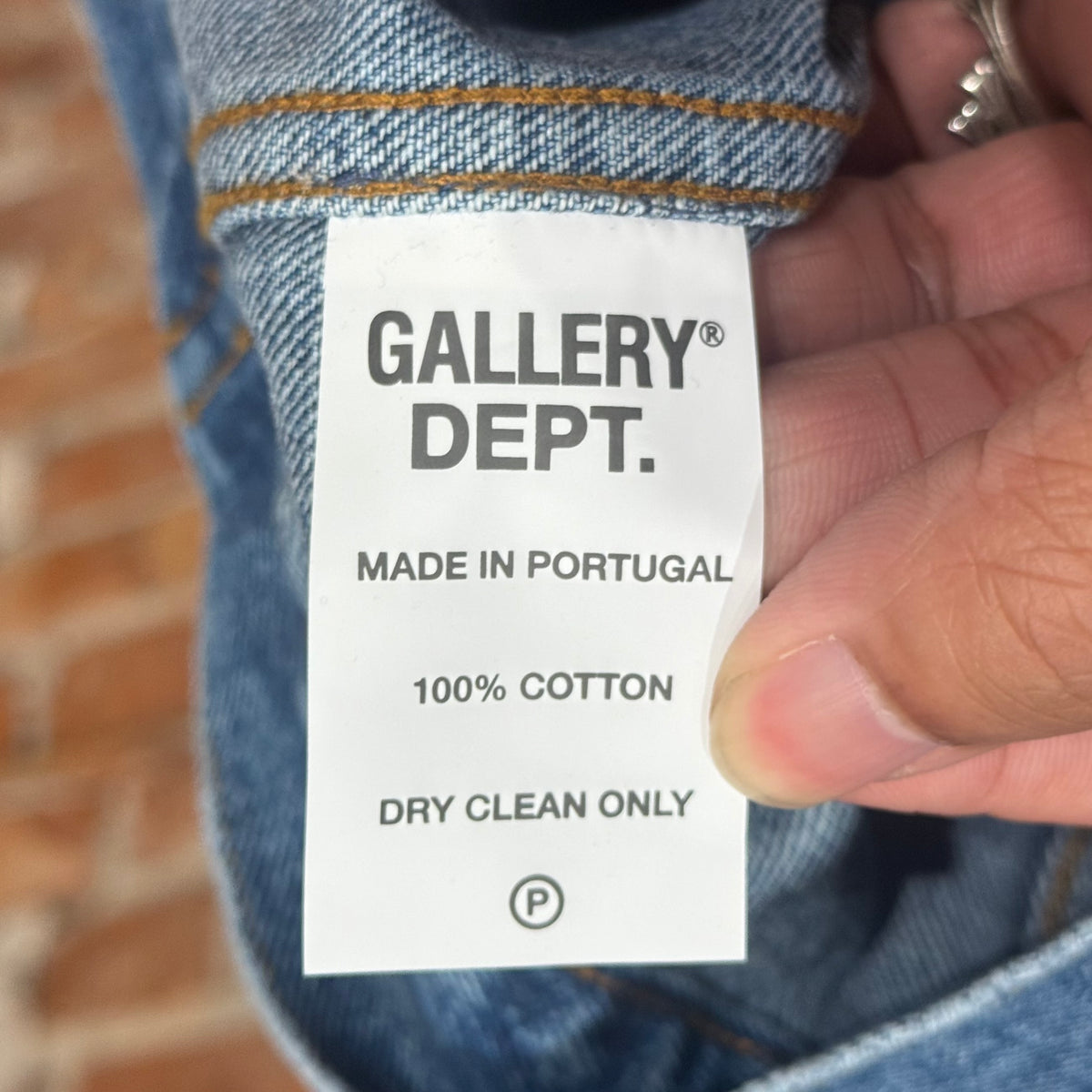 GALLERY DEPT. VINTAGE ANDY DENIM JACKET ‘BLUE’