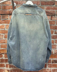 ACNE STUDIOS WASHED PAINTER DENIM SHIRT ‘BLUE’
