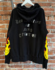 READYMADE SMILE SERIES FLAME HOODIE ‘BLACK’