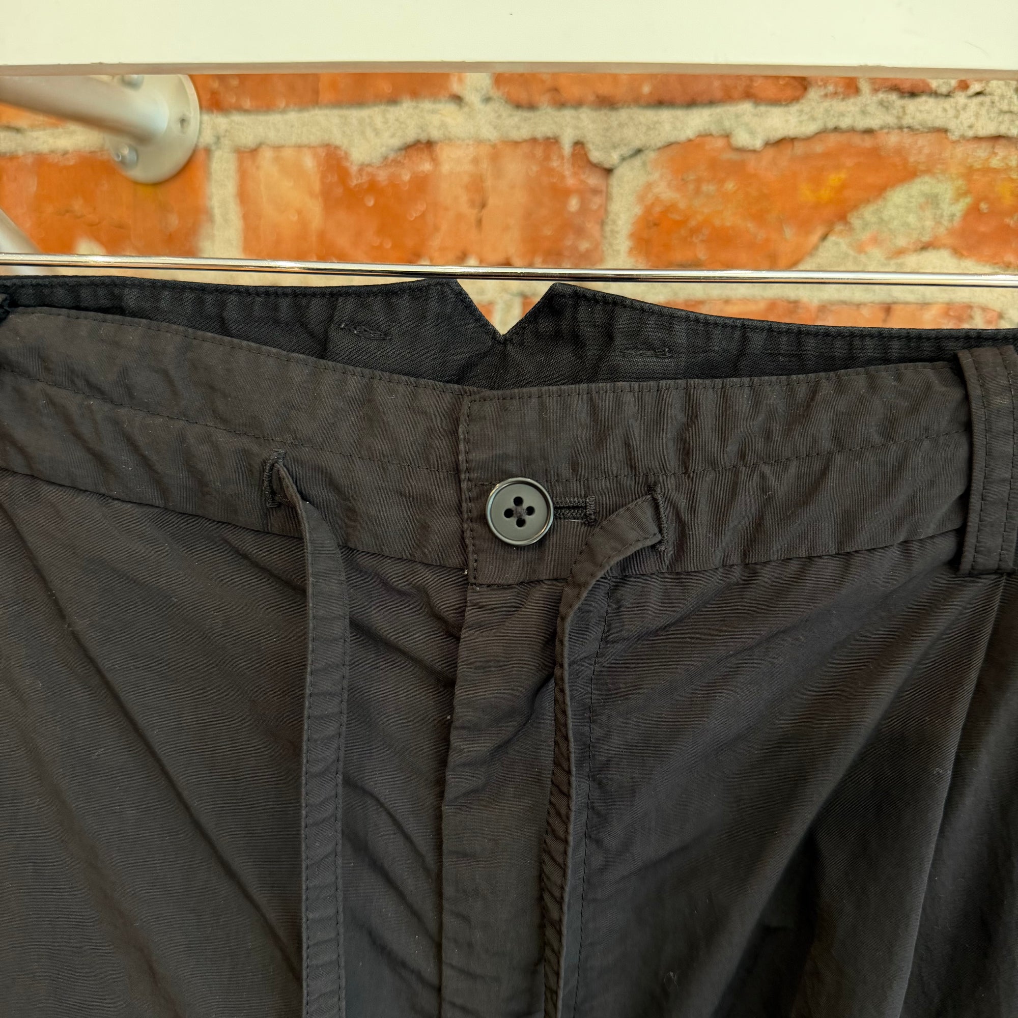 YOHJI YAMAMOTO Y-3 BAGGY CARGO PANTS ‘BLACK’