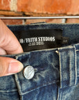 NO FAITH STUDIOS LAKE DUNE DENIM JEANS ‘BLUE’