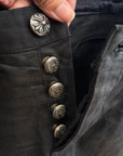 CHROME HEARTS 5 POCKET JAPANESE SELVEDGE DENIM ‘BLACK’