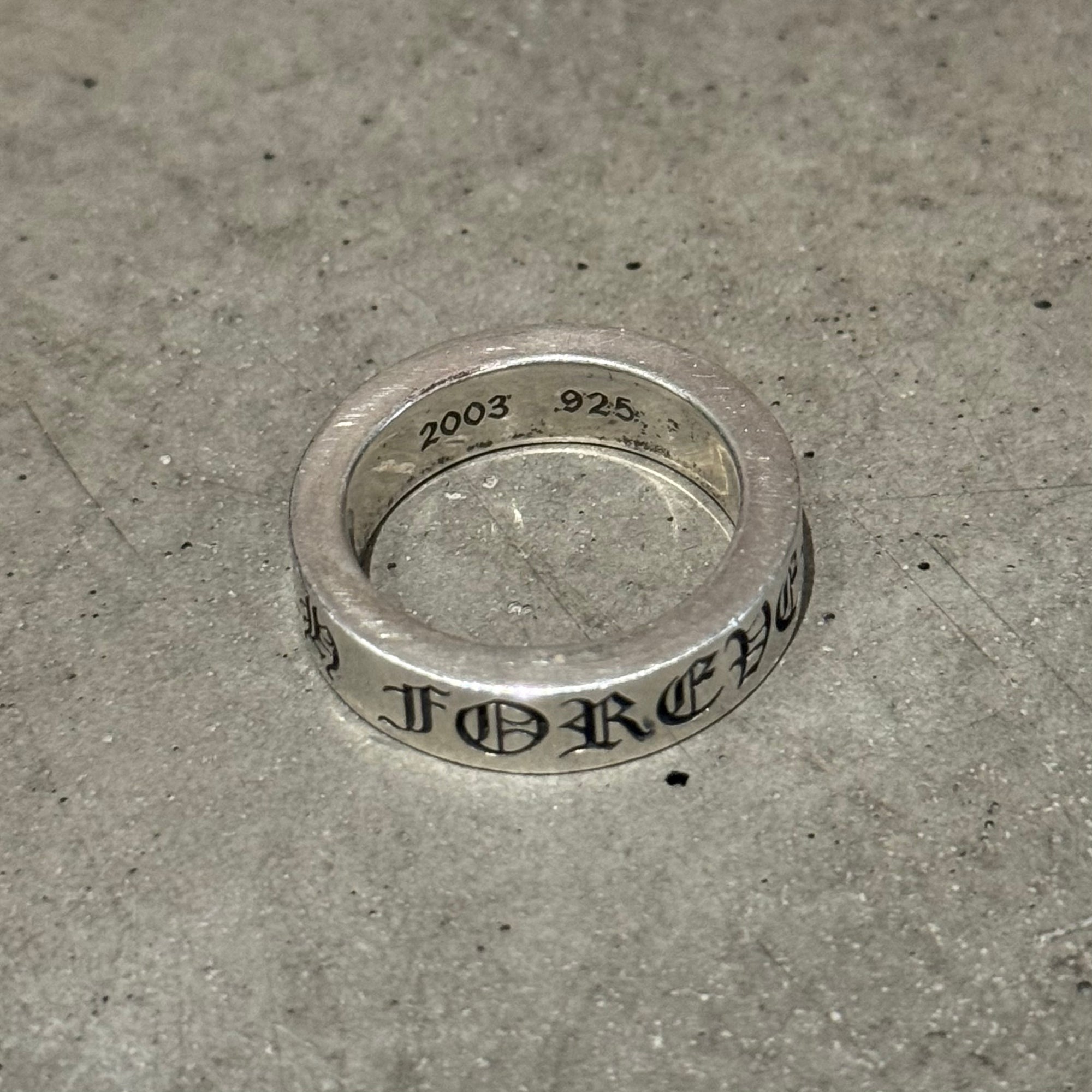 CHROME HEARTS FOREVER 6MM SPACER RING ‘SILVER’