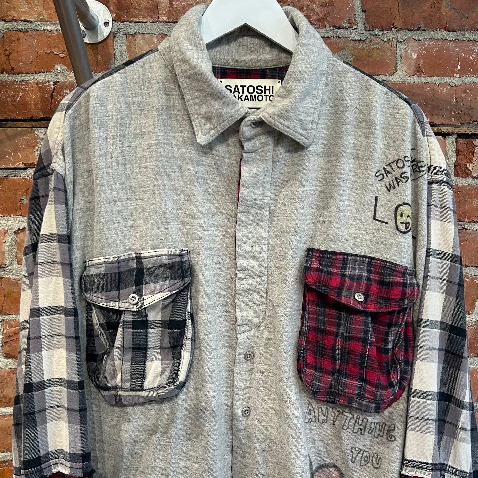 SATOSHI NAKAMOTO SS26 NESSA PATCHWORK FLANNEL ‘MULTI’