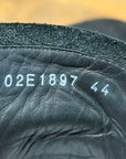 RICK OWENS MAINLINE LEATHER VINTAGE SNEAKERS ‘BLACK’
