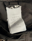 RICK OWENS DRKSDHW SS126 AIRCUT POD SHORTS ‘BLACK’
