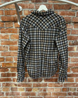 FINAL HOME PLAID WARPED FLANNEL ‘TAN’