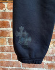 CHROME HEARTS CROSS PATCH SWEATPANTS ‘BLACK’