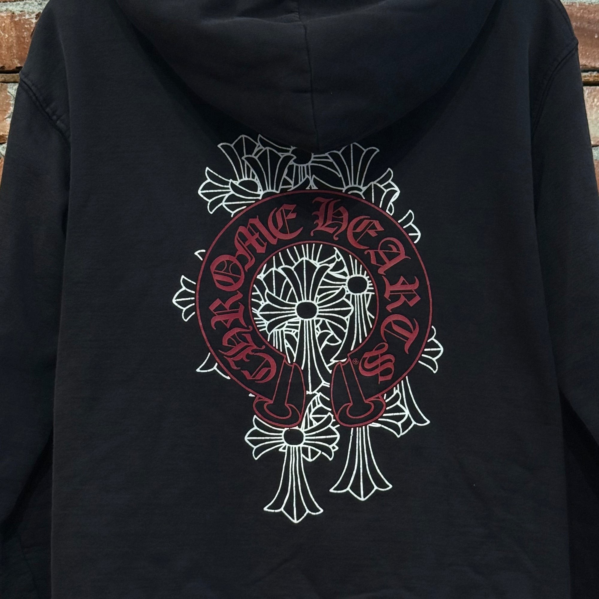 CHROME HEARTS CEMETERY HORSESHOE THERMAL ZIP UP ‘BLACK’